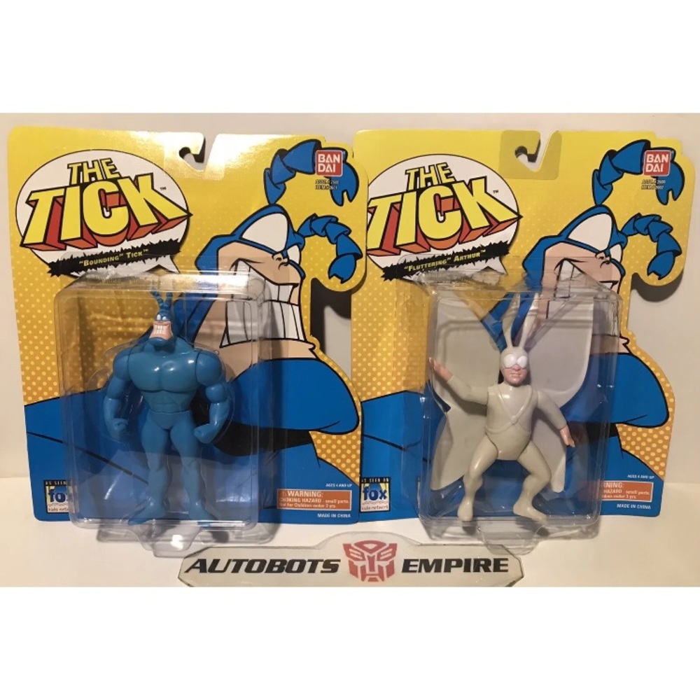 Bandai THE TICK And ARTHUR Fox Toy Figure Comic Marvel Lee Superheroes Avengers